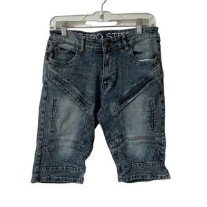 RETRO STITCH jeans shorts. Man 30